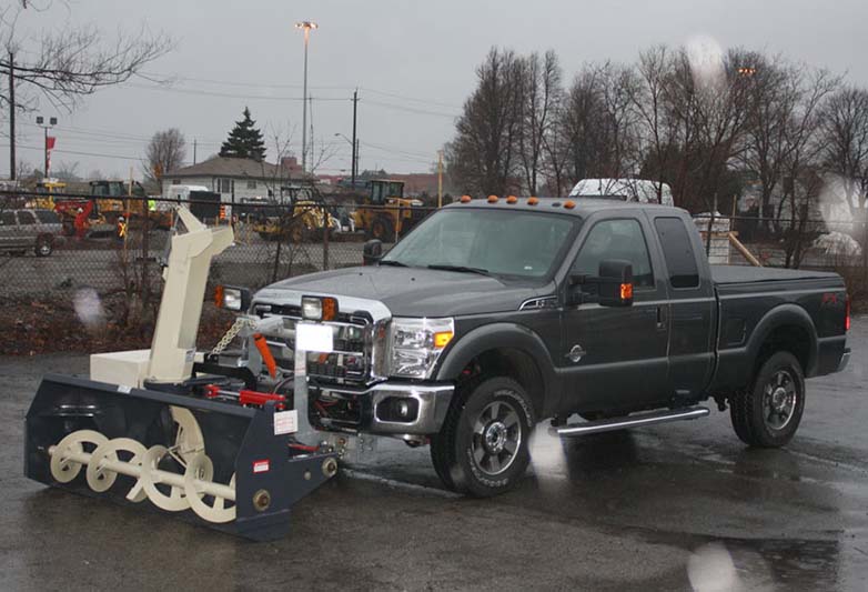 snowvac truck mounted snowblower