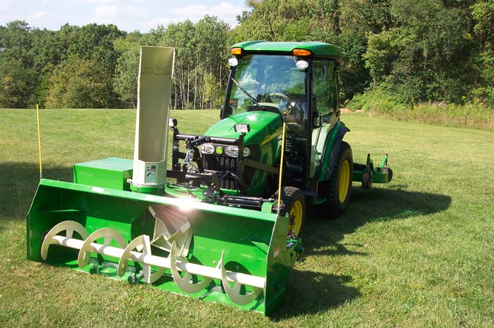 snovac front mounted snowblower
